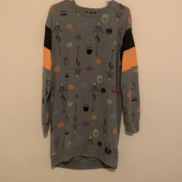 Disney The Nightmare Before Christmas Soft Nightgown SZ M - Picture 2 of 5